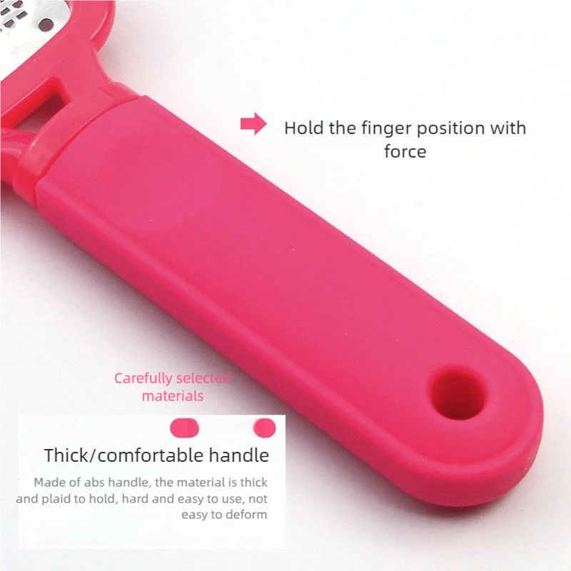 Foot Grinder Pedicure Stainless Steel Foot Scrubber Heel Callus Dead Skin Remover Exfoliating Professional Feet Care Tool