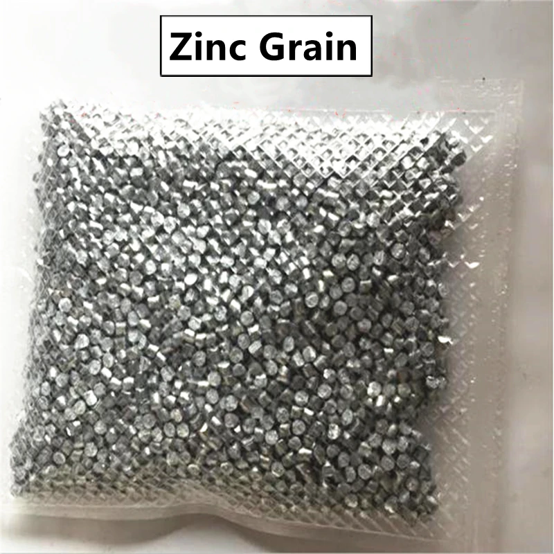 

100g 200g 500g 1000g Pure Zn Zinc Nugget/Grain/Ingot high purity lab diy material