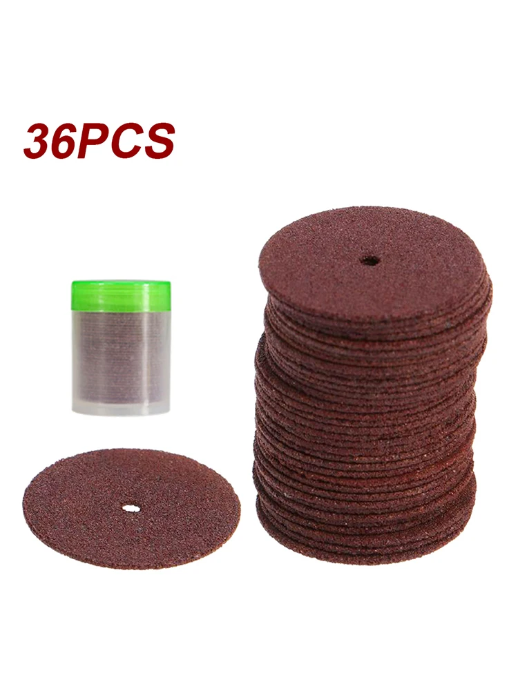 Disc 36pcs 24mm Abrasive Disc Cutting Discs Reinforced Dremel Accessories Cut Off Grinding Wheels Rotary Blade Cuttter Tool carbide end mill