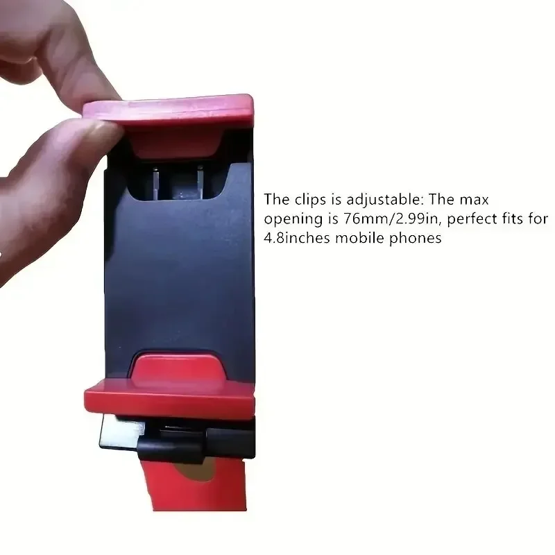 Universal Car Phone Holder, Plastic Steering Wheel Mount, Mobile-Phone Stand Support, Bike Clip Mount, Durable and Easy to Use