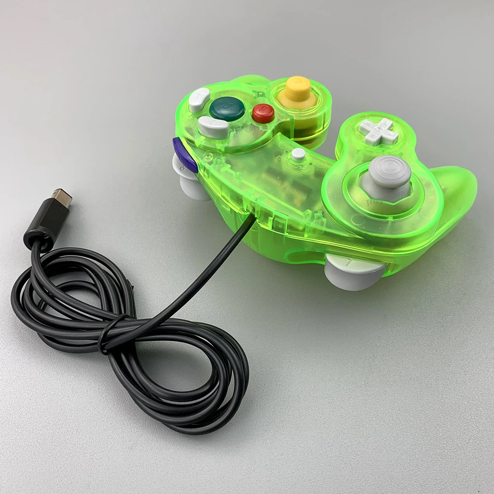 8 Farben kabel gebundenes Gamepad für Gamecube ngc Konsole Joypad Controller für ngc klassischen Joystick Retro Spiele konsole Gamepad Zubehör – Detail 22