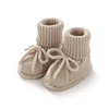 Fashion Infant Baby Boy Socks Shoes Pure Color Anti Slip Knit Newborn Girls Floor First Walkers Casual Outdoor Children Booties 1