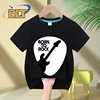 Guitar Born To Rock Printed Kids T-Shirt Summer Children's Cotton Short-Sleeved Casual Tops Boys and Girls Gifts 1