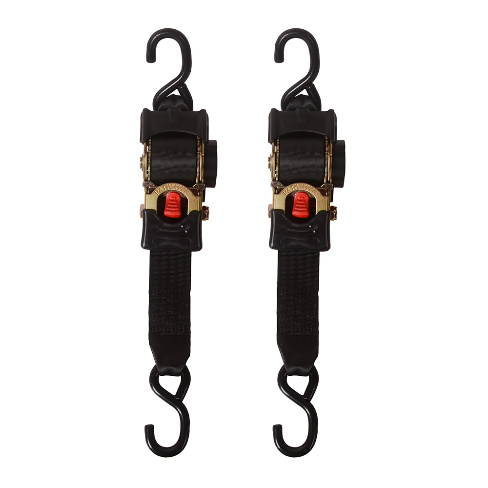 3 Meters S-hook Universal Tool Tie Down Belts With Automatic Rollup Auto Retractable Easy To Carry Ratchet Tie Down Starp tie down belts