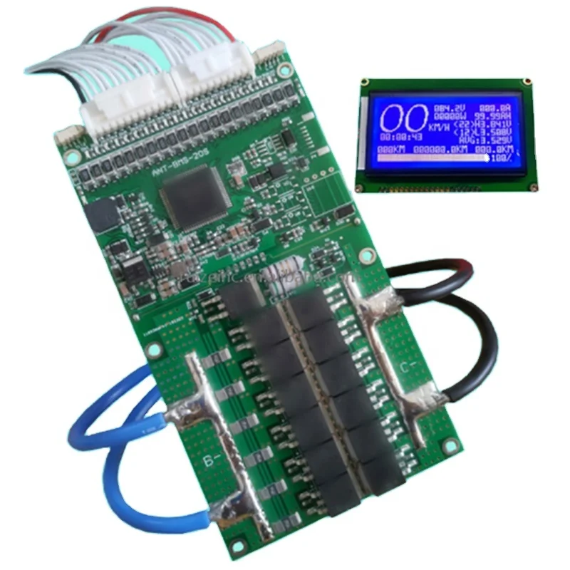 

Умная 7S ~ 20S ANT Lifepo4 Li-Ion Lipo аккумулятор лто Защитная плата BMS 400A 300A 100A80A беспроводное приложение 10S 13S 14S 16S Баланс