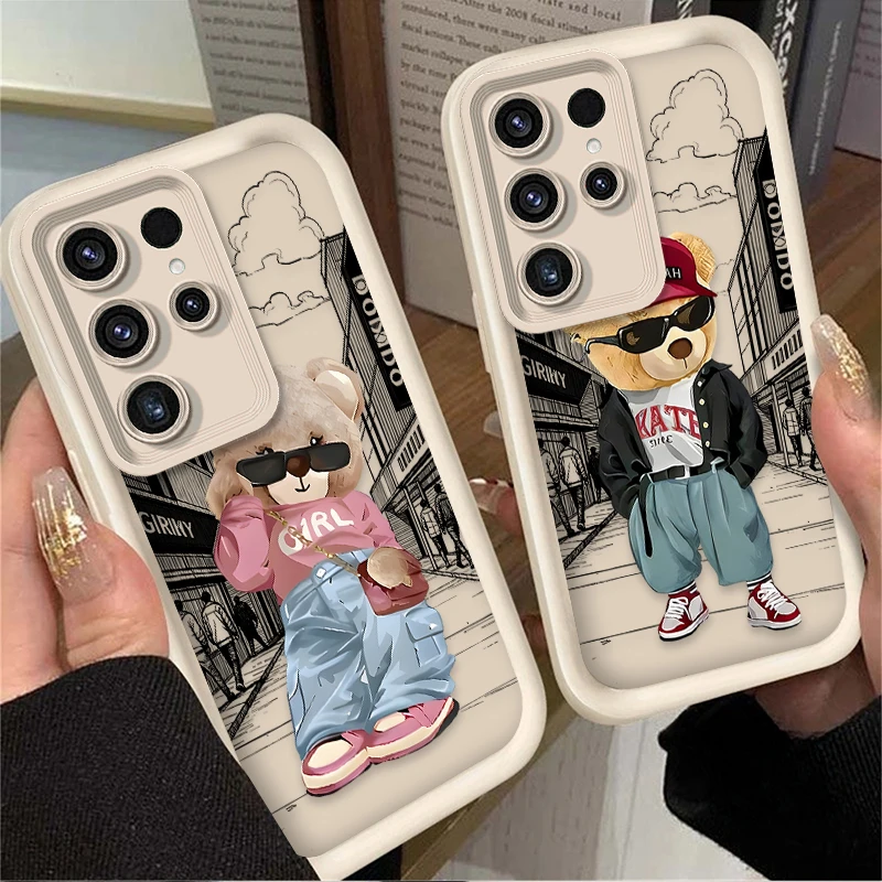 Chic Bear Design Phone Case - Cute and Stylish Protective Cover
