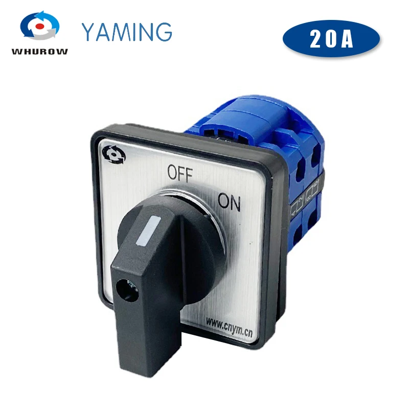 Universal Power Cut Off 690v Dois Pólos Rotation Combination Control Circuit Rotary Cam Switch Ymw2620a