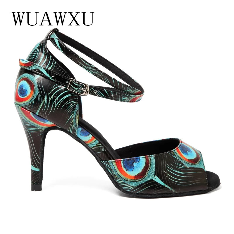 NATASHA2023 New Professional Latin Dance Shoes Women's High Heel Soft Sole Indoor Fashion Sandals Advanced Dance Shoes