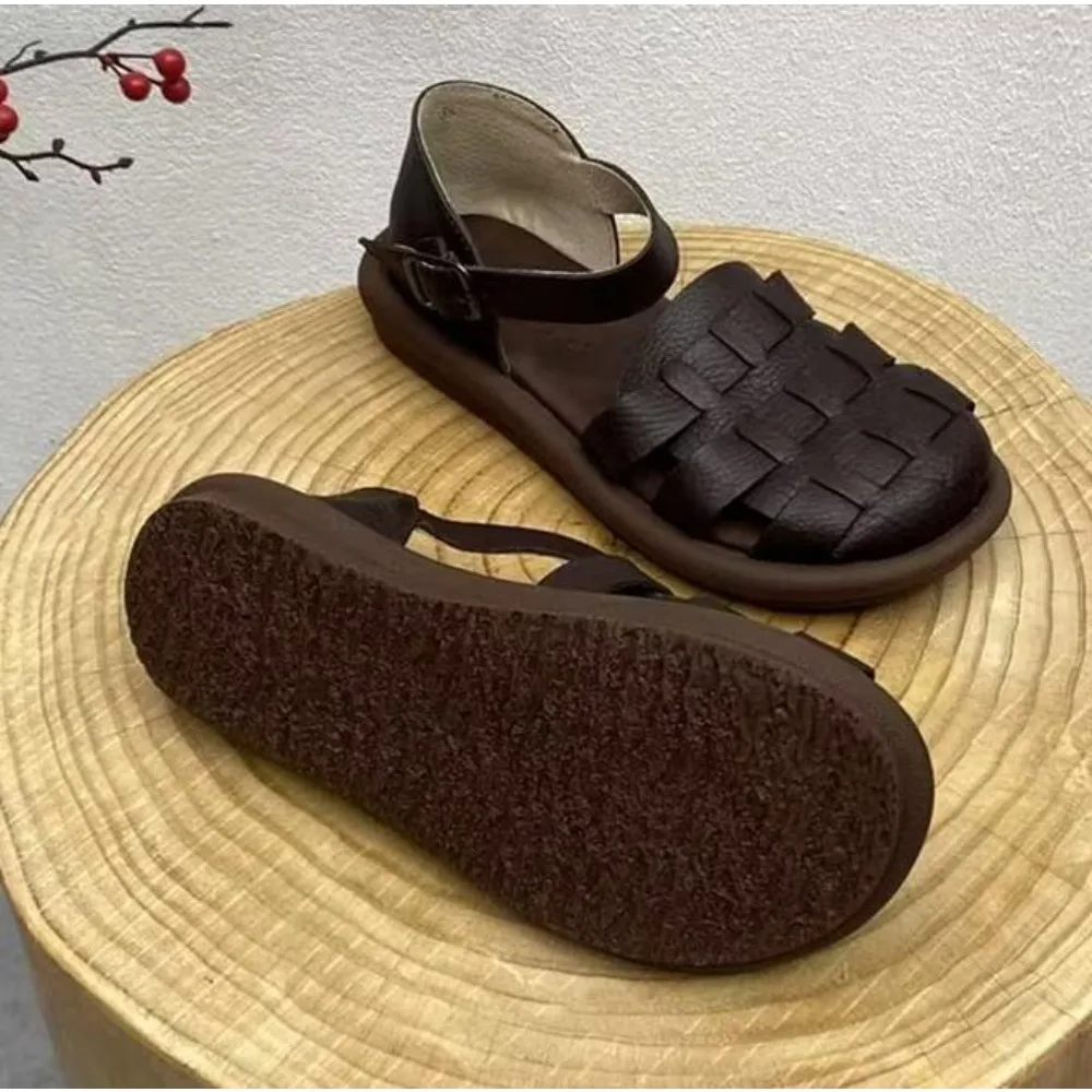 Women Sandals Summer Open Toe Women's Shoes Flat Sandals For Women Non-Slip Comfortable Lightweight Walking Sandals