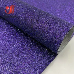 Shimmering Iridescent Glitter Faux Leather Fabric - A4 Sheet 20cm x 30cm (Lavender Purple)