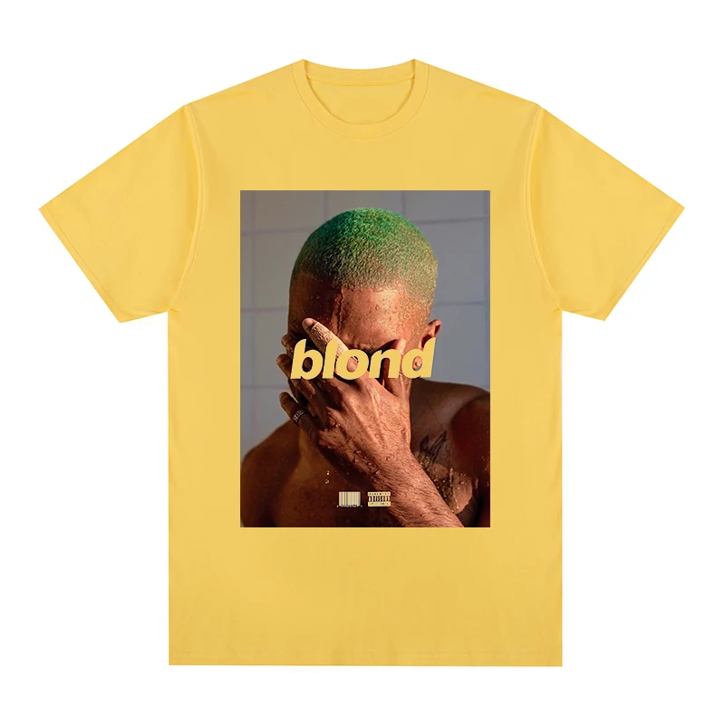 Blond T-shirt Hip Hop Frank Rapper Cotton Men T shirt New TEE TSHIRT Womens Tops Novelty New Design