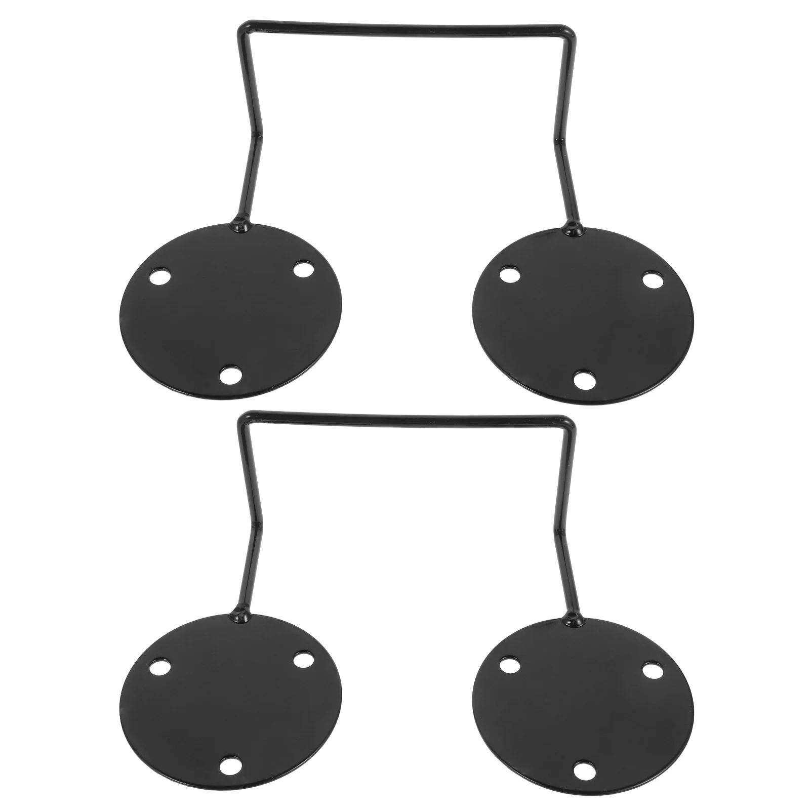 2 Pcs Mattress Anti Slip Stop Bed Frame Fixation Metal Clips Brackets For Base Iron Holder Mattress Support Stabilizer Bedding