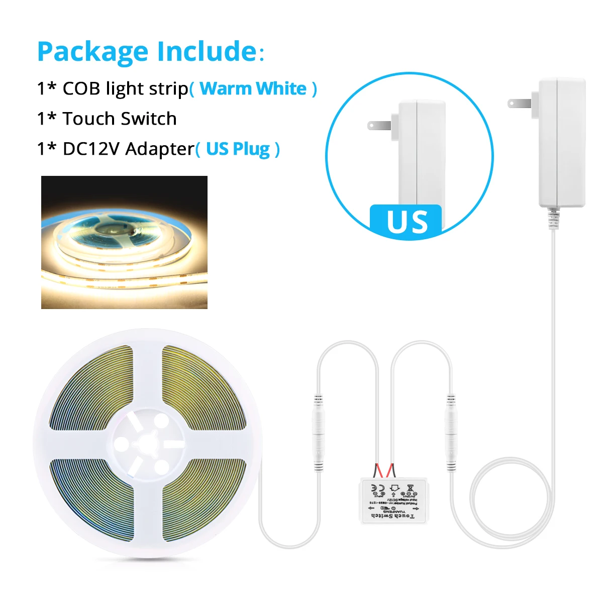 Warm White EU Plug