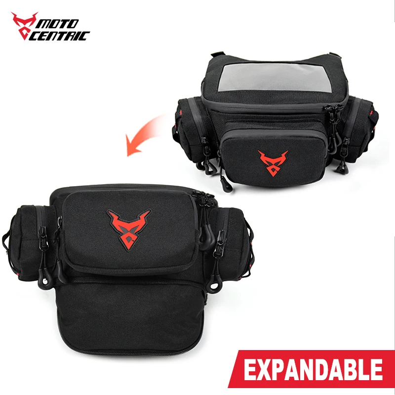 Nuova Borsa da Manubrio Moto Grande Capacità Borsa Motocross Impermeabile con Porta Navigazione Touchscreen e Riflettente - immagine 6