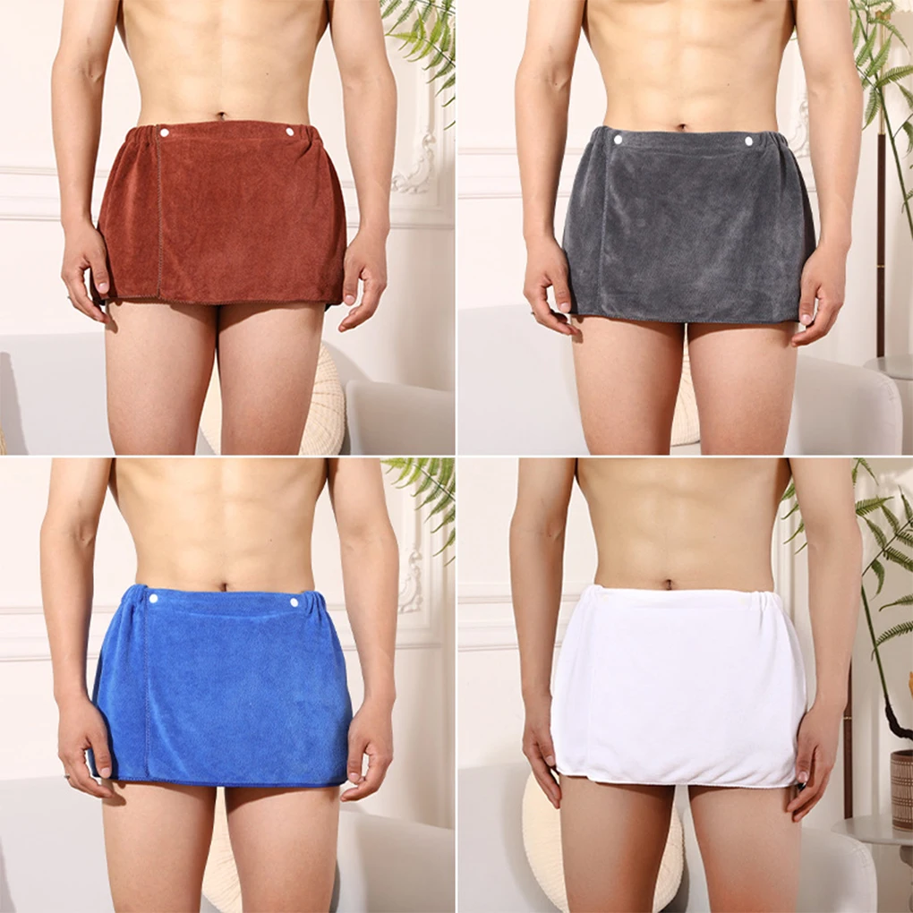 

Polyester Adjustable Wearable Shower Wrap Short Pants Comfortable And Stylish For Daily Routine