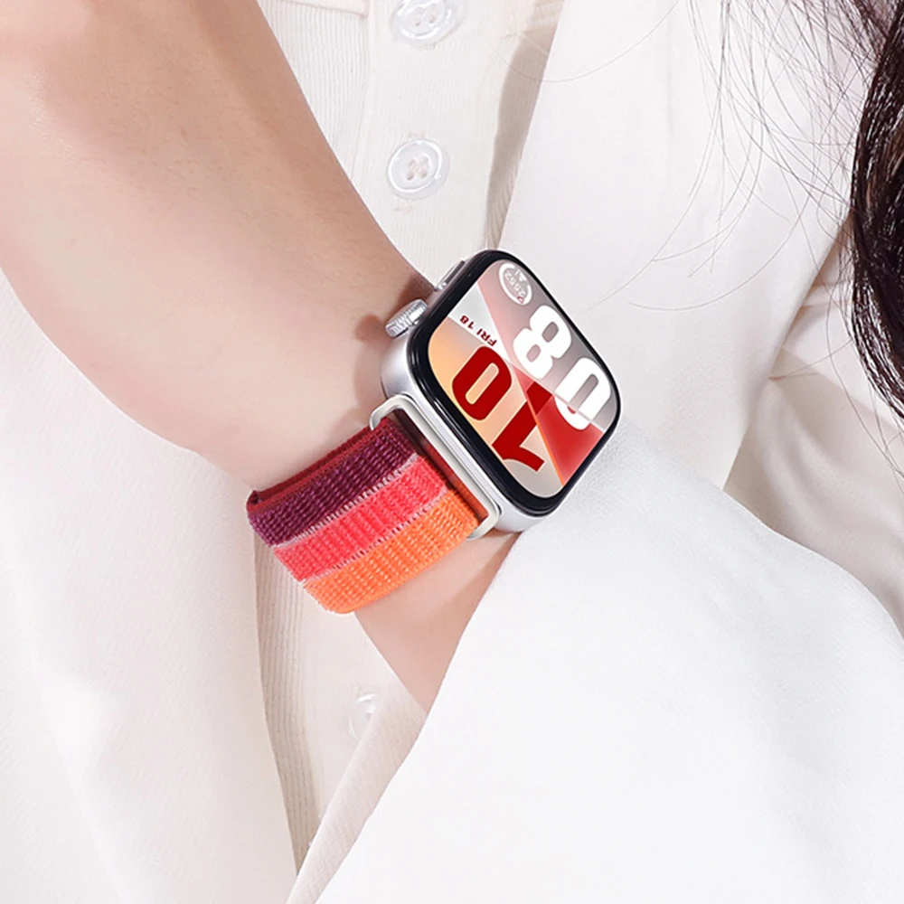 Nylon Braided Replacement Watch Strap - Fabric Wristband Accessory