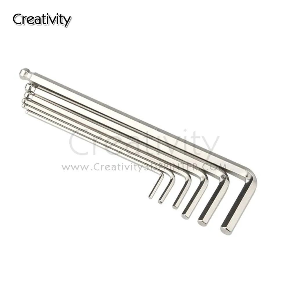 Double End L Type Screwdriver Hex Wrench Set Allen Key Hexagon Flat