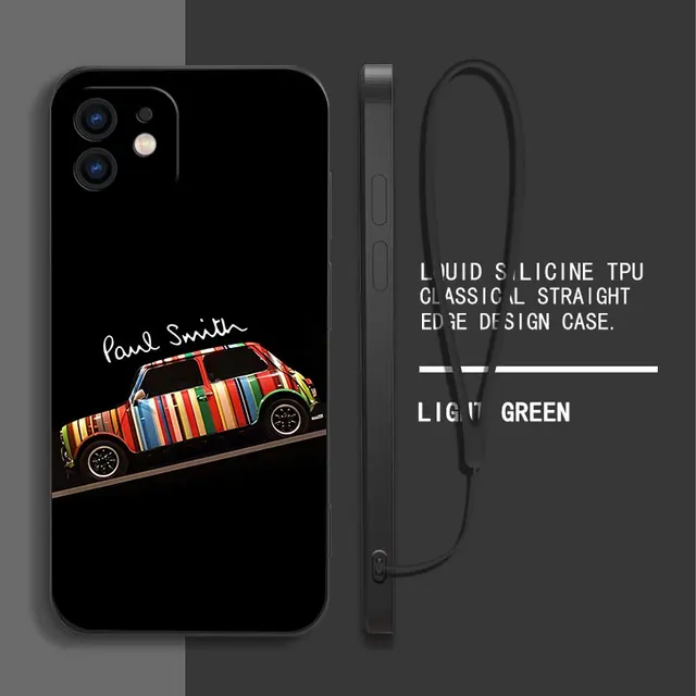 Capa de Silicone para iPhone com Alça de Mão Paul da MINISO