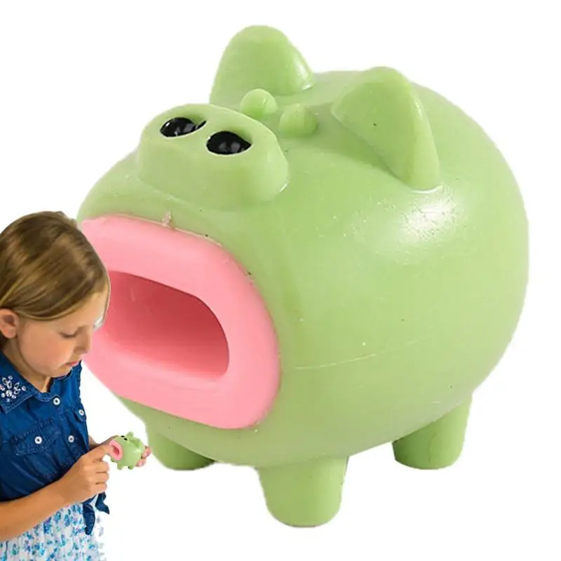 

Pig Stress Toy Cute Squeeze Toy Squeeze Dough Ball Sensory Stress Toy Pig Toys Squeeze Toys High-Elastic For Adults And Children