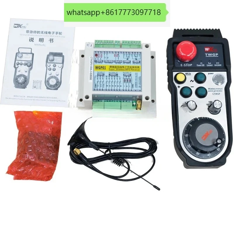 WiXhc CTWGP CNC 6축 원격 컨트롤러 전자 핸드휠 CNC 인코더 GSK Masso CNC 시스템용 5v/12v/24v 100ppr 25ppr