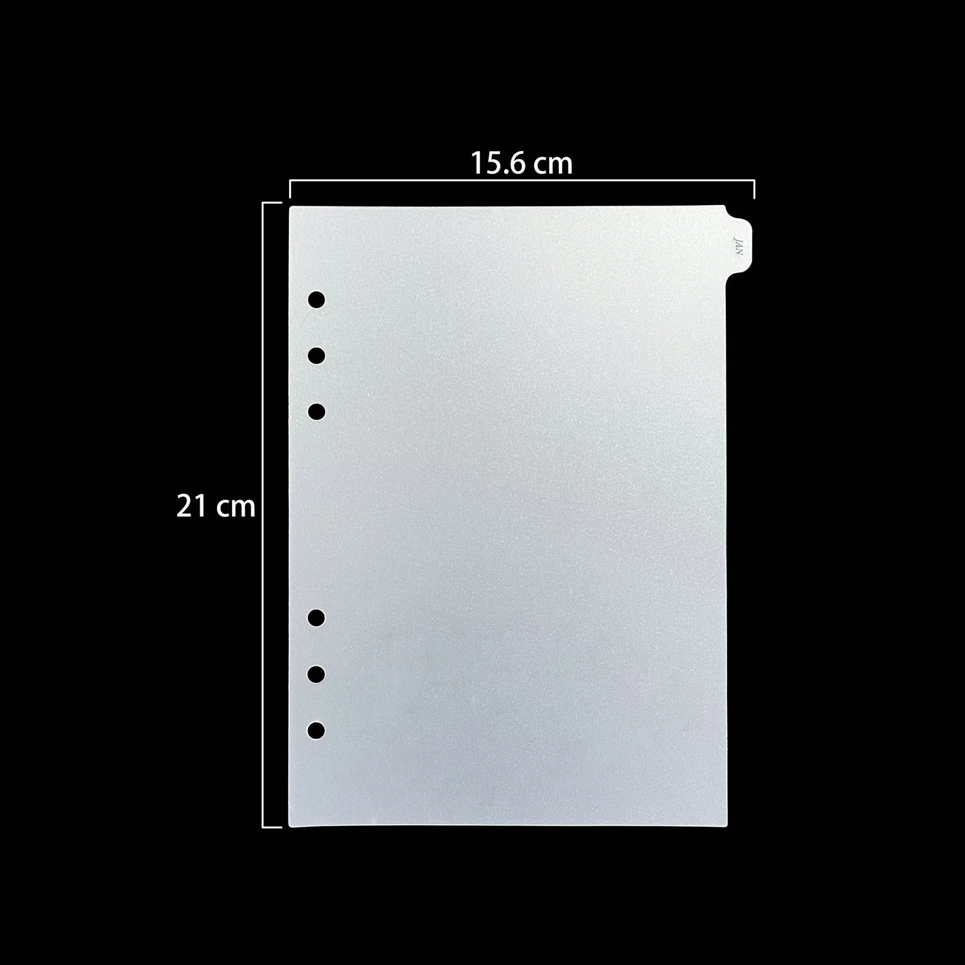 A5 Loose Leaf Monthly Tabbed Index Dividers for Binders and Notebooks