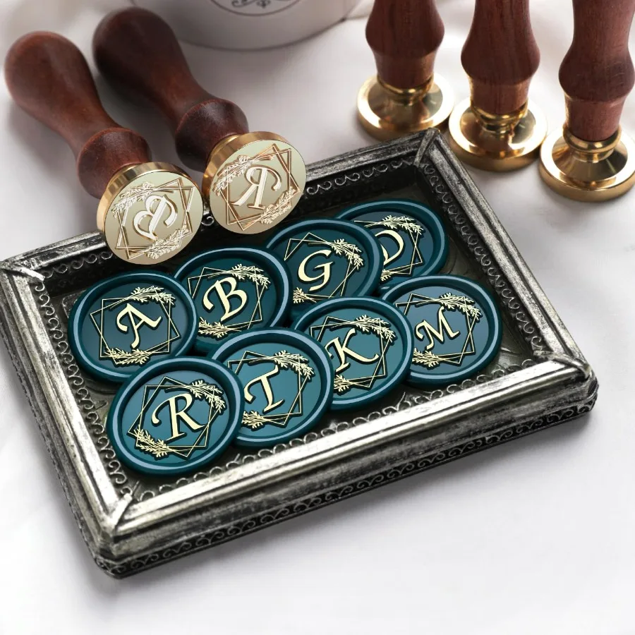 Rosemary Initial S Wax Seal Stamp Kit