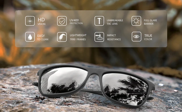 ZEDACA® Occhiali Da Sole Polarizzati UV400 Da Uomo Occhiali Sportivi Da Guida Per S 996353 - Foto 9