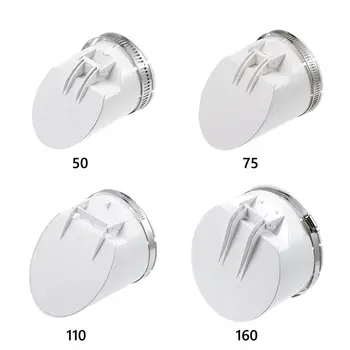 ป้องกันกลิ่นท่อระบายน้ําท่อระบายน้ําชั้นมัลติฟังก์ชั่น 50-160 มม.แมลงหลังคาสีขาวกรองปลั๊ก 1