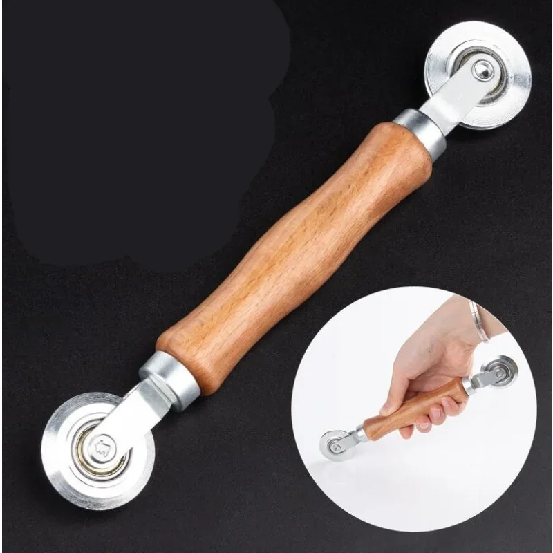 Handle and Wheels Rolling Tool for Double Window Installation House Screen Door