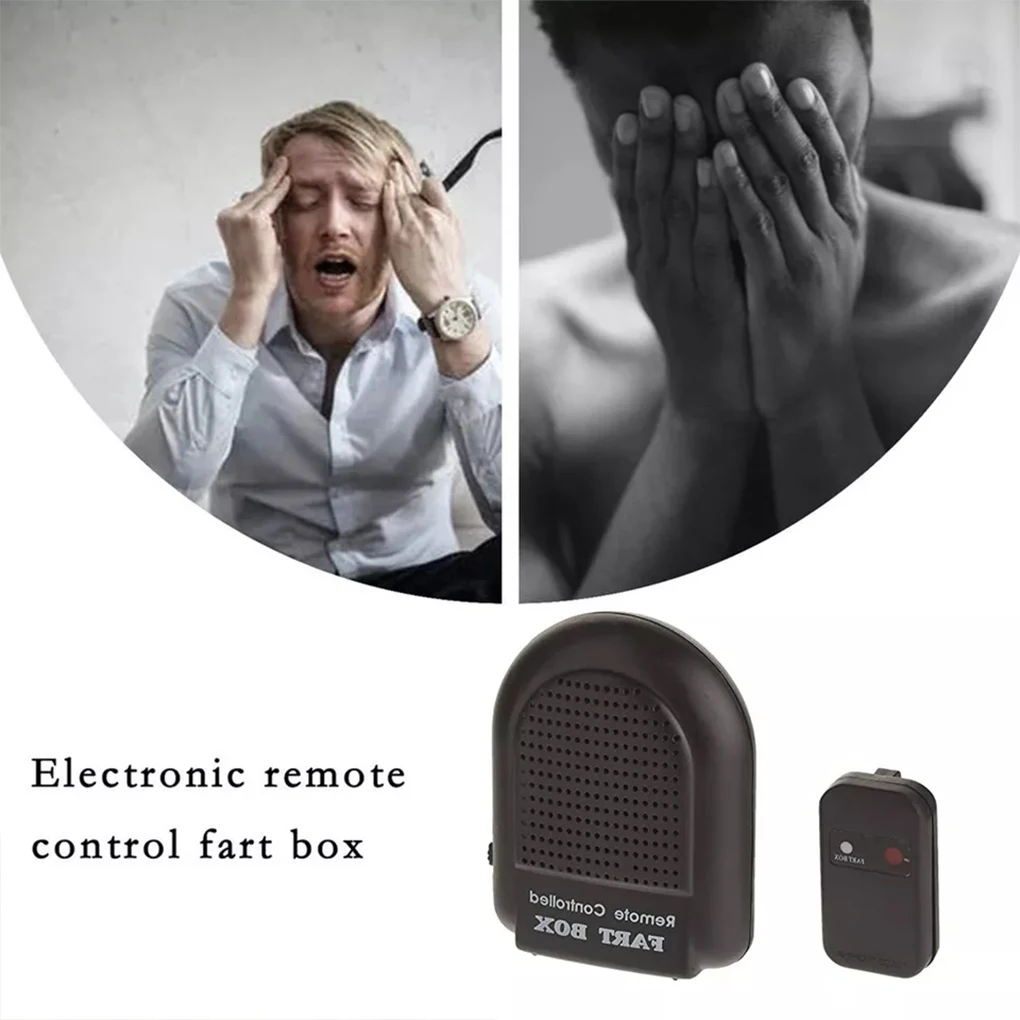 Black Remote Control Fart Sound Machine For Funny Pranks Making Surprising And Amusing Friends. Gag