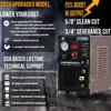 5/8" 16mm Clean Cut 3/4" 20mm Severance Cut 50A Non-Touch Pilot Arc Plasma Cutting Machine, 200A Tig & Stick Welder, Brown 2