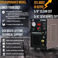 5/8" 16mm Clean Cut 3/4" 20mm Severance Cut 50A Non-Touch Pilot Arc Plasma Cutting Machine, 200A Tig & Stick Welder, Brown 2