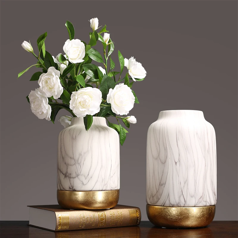 

Ikebana Wedding Large Vase Table Indoor Bathroom Modern Nordic Style Flower Vase Luxury Ceramic Home Decor