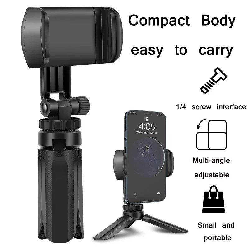 Portable Mini Tripod For IPhone Samsung Multi-angle Adjustment Smartphone Bracket
