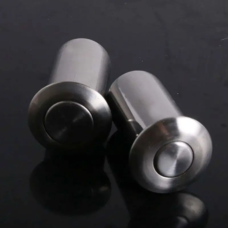 Stainless Steel Dust-proof Cover Tube Invisible Concealed Latch Accessories for Door loquets de porte 1.5cm/ 1.2cm Hole door latch