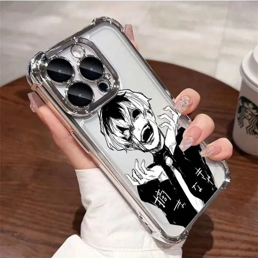 Tokyos Anime Ghouls Clear Phone Case Cover
