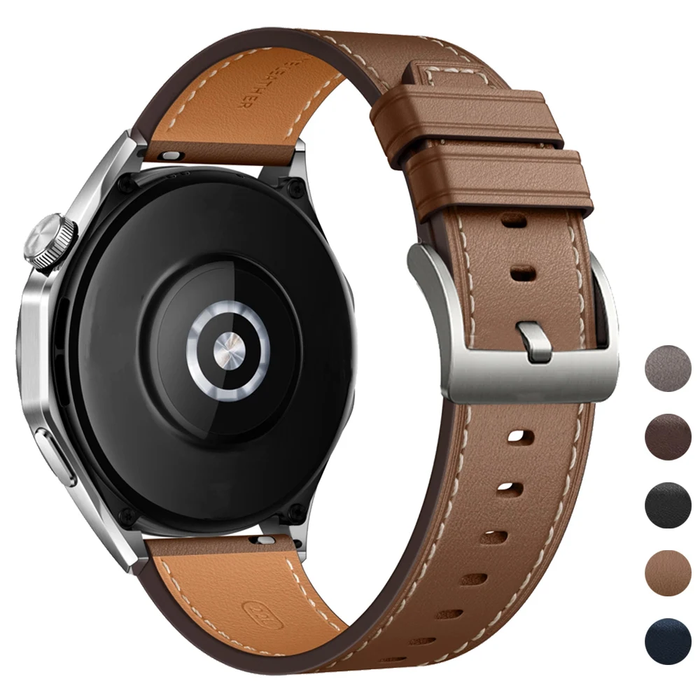 22 mm Lederarmband für Xiaomi Watch Color 2/S4 S3 S2 S1/Mi Watch 2 Pro Band Redmi Watch 5 Lite/Active Armband Armband ersetzen