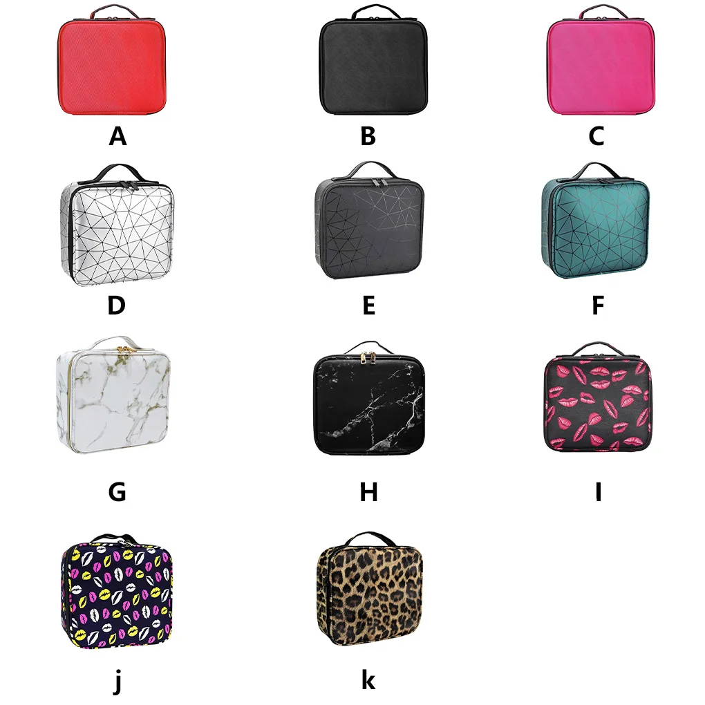 

Compact Makeup Bag With Stylish Appearance And Multiple Compartments Waterproof Makeup Organizer Easy To Clean Bags