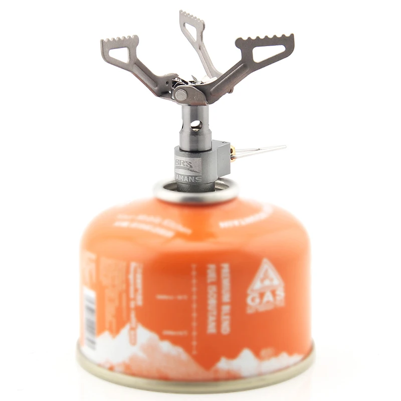 Outdoor Portable Solo Titanium Camping Gas Stove 25g Lightweight Mini Gas Cooker Burner Camping Hiking Gas Burner brs-3000t gas cooker burner
