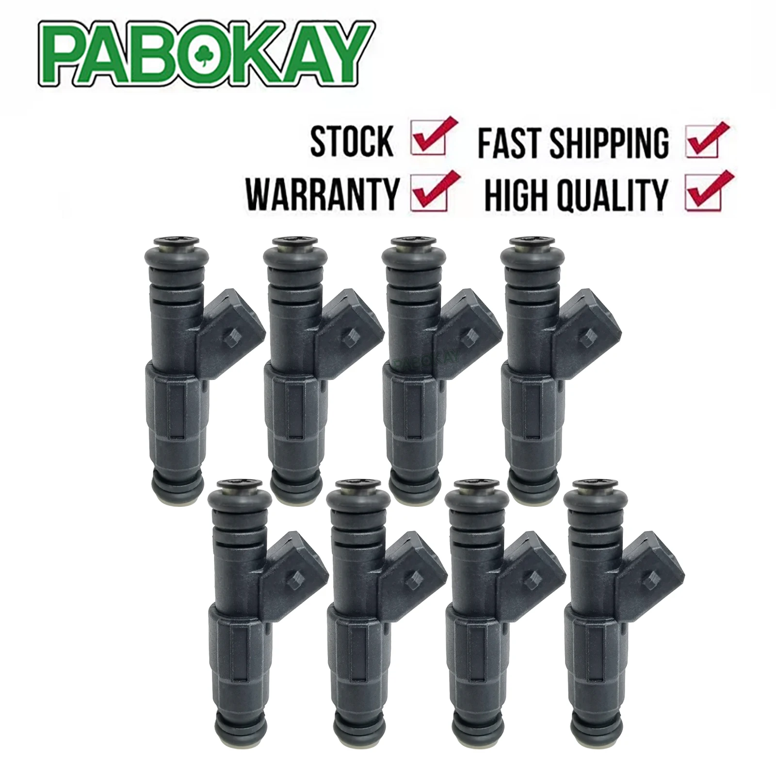 

8 pieces x FOR Gen III Chevy 7.4 454cid OEM Upgrade Add HP Torque Fuel Injectors 0280155884 17113221 17109596