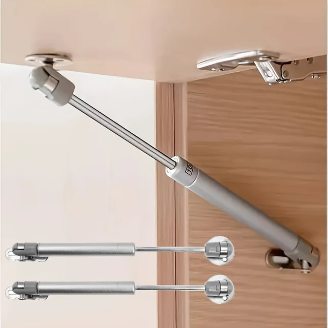 2pcs สไตล์คลาสสิกโลหะประตูไฮดรอลิกนุ่มเปิดแก๊สสปริงฝาปิดบานพับ 100N/10.21KG แก๊ส Strut โช้คอัพ 1