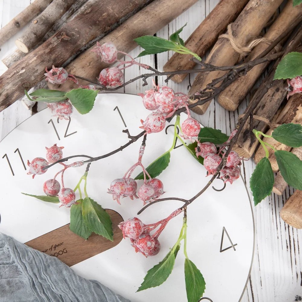 

Simulation Berry Fruit Artificial Green Plant Fake Flower Wedding Decoration Craft Home Party Display Decor Props Ornaments