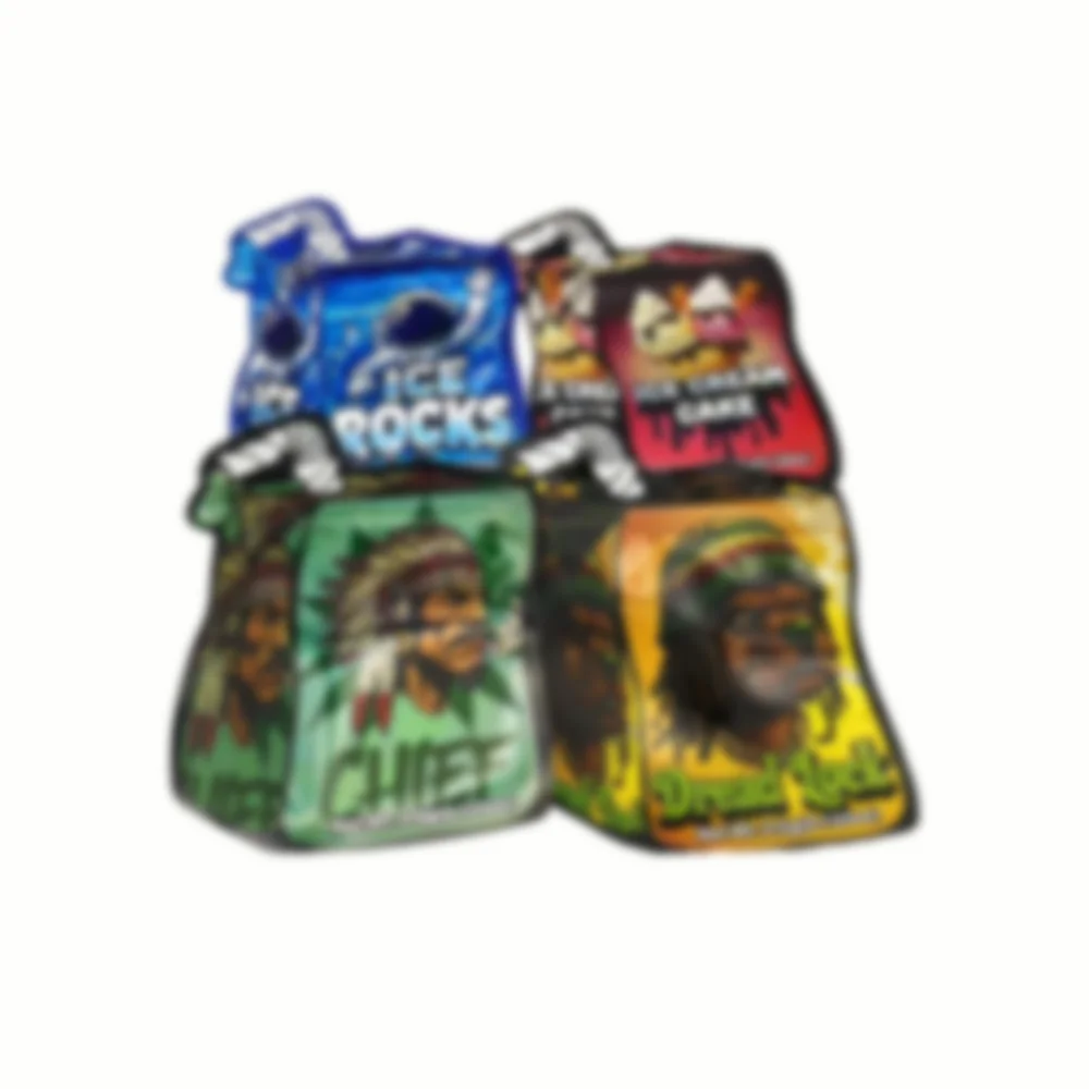 Description Picture 5 of item30Pcs Spice Coffee Herb Powder Zip Lock Pouch Cartoon Packaging Mylar Bag Wateproof Food Storage Bags Resealable Pouches