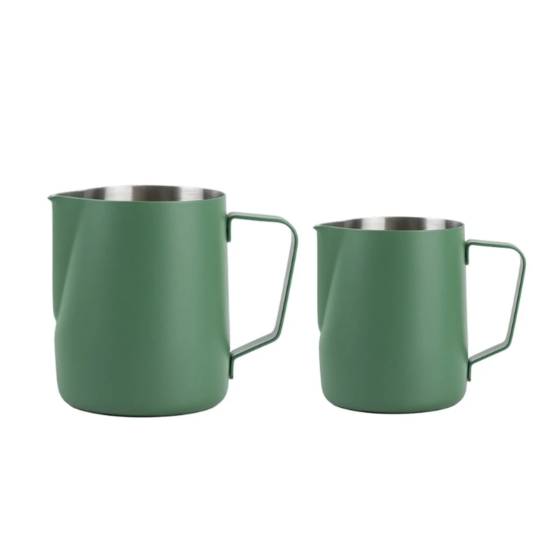 

Stainless Steel Milk Coffee Latte Frothing Art Jugs Pitcher Mug Maker Kitchen Beer Cups for Milk Steaming Jugs Drinkware