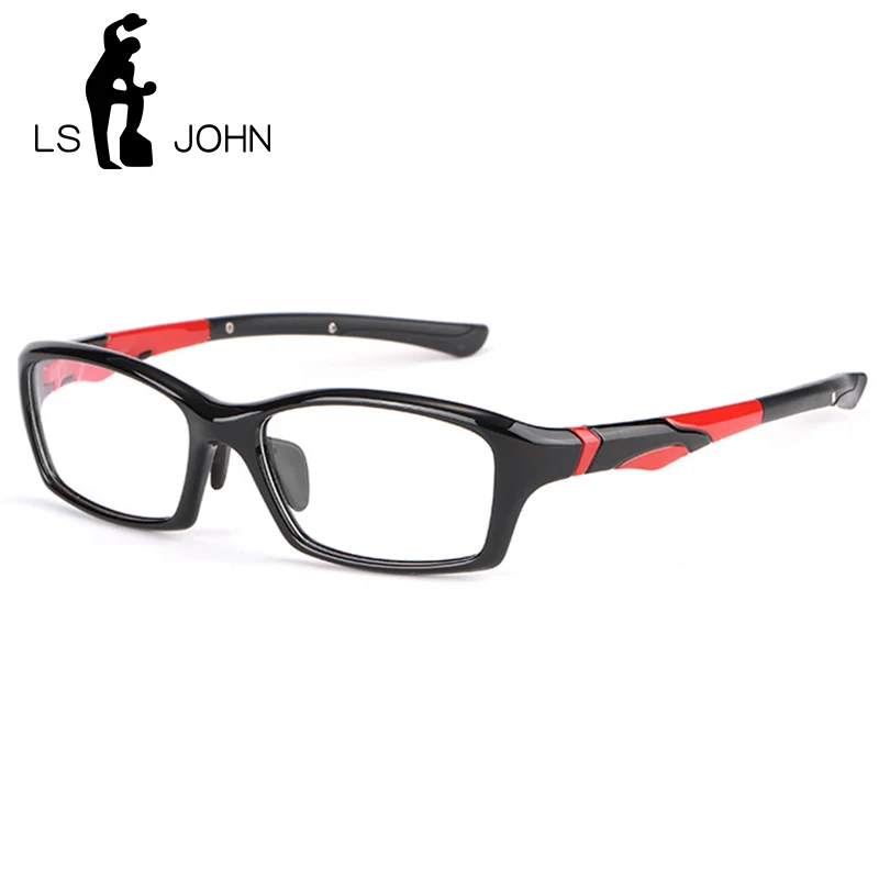 

LS JOHN Brand Sport Cycling Glasses Frames Men Ultralight TR90 Adjustable Optical Prescription Eyeglasses Women Trend Eyewear