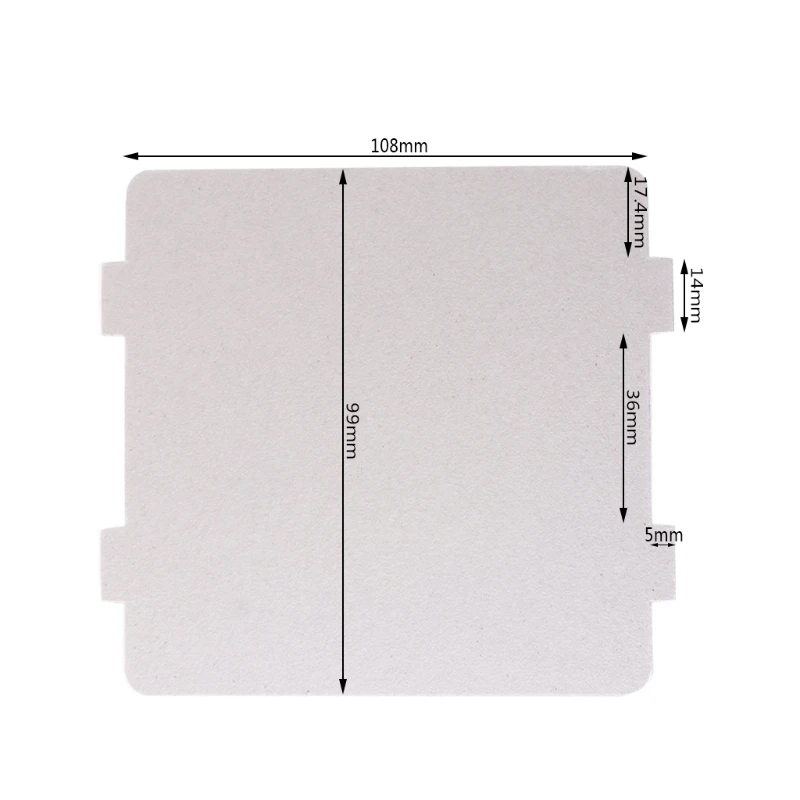 Mica Plates Sheets 5Pcs 108x99mm for Microwave Oven Repairing Kitchen for Midea microwave oven spare parts microwave oven mica sheet