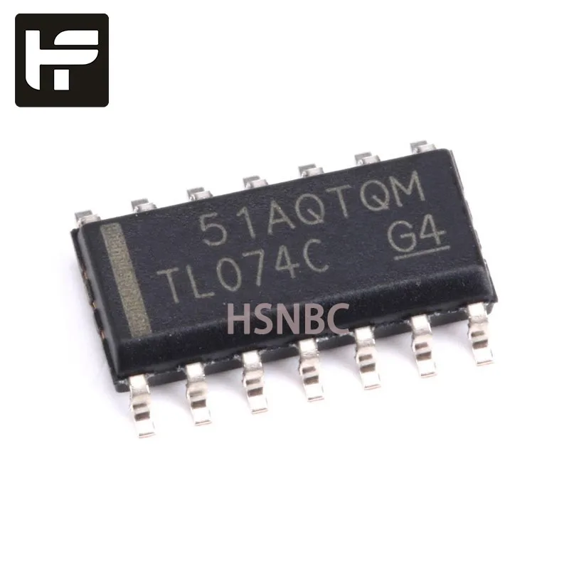 

10Pcs/Lot TL074CDR TL074CD TL074C SOP-14 100% Brand New Original Stock IC Chip