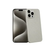 KZDOO Air Carbons Fiber Pattern Thin Lightweight Slim 0.4mmThickness Titanium Grey Shell Case For iPhone15/15plus/15pro/15promax 1