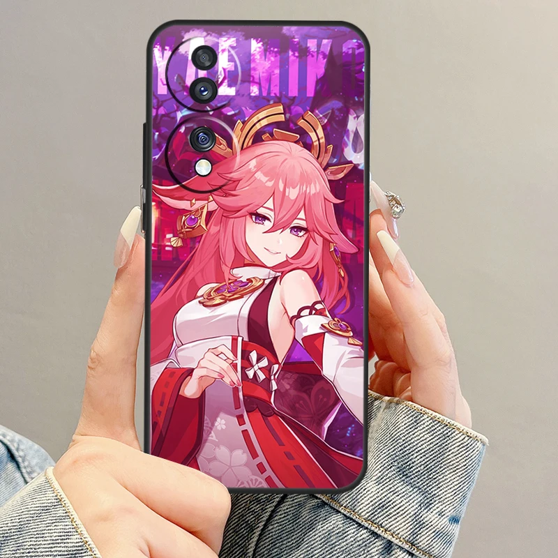 Genshin Impact Yae Miko Protective Phone Case Cover