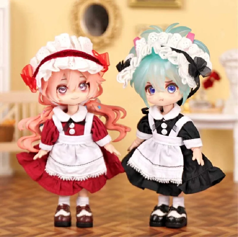 OB11 doll clothing set 12 inch plain body suitable for wearing kindergarten clothes dresses children clothing for kid 3